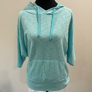 Lucy Aqua Hoodie Sweatshirt NWOT